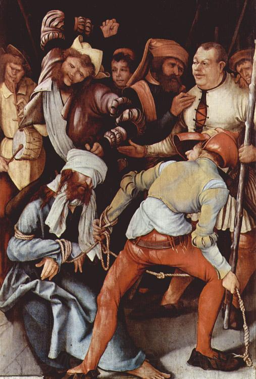 Matthias  Grunewald The Mocking of Christ (mk08) Germany oil painting art